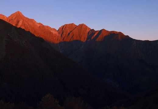 Levé de soleil sur le Mt Valier Julien Vergne