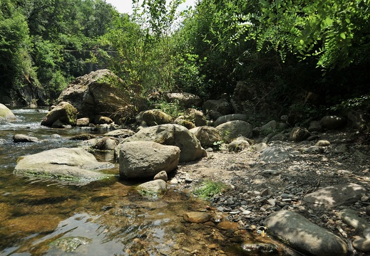 L'Ariège vers le Pont du Diable